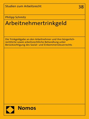 cover image of Arbeitnehmertrinkgeld